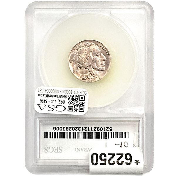 1938-D/D Buffalo Nickel SEGS MS65