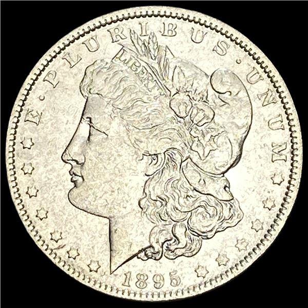 1895 Morgan Silver Dollar NEARLY UNCIRCULATED