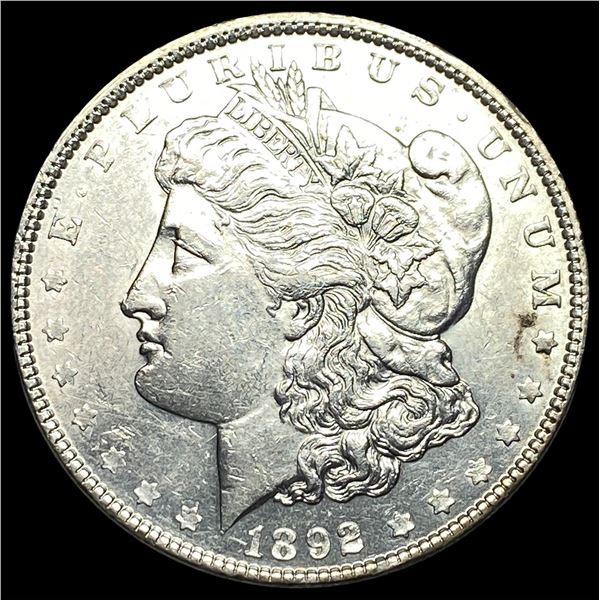 1892-S Silver Morgan Dollar CHOICE AU