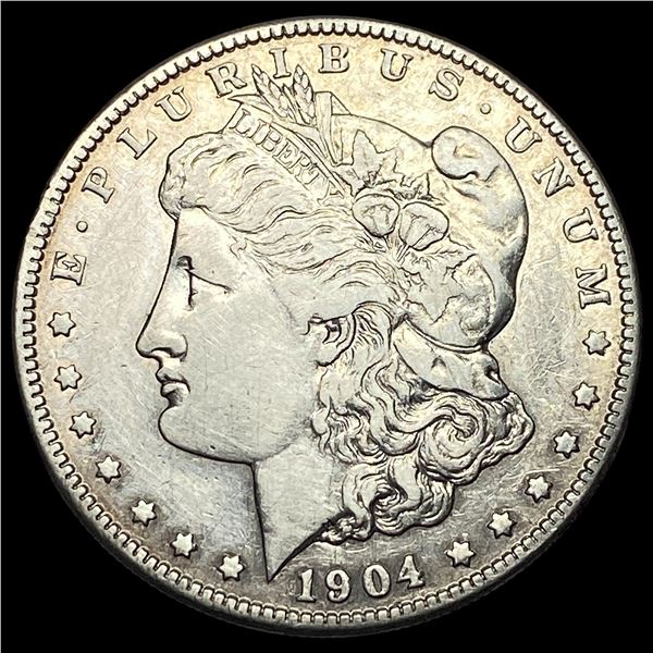 1904-S Silver Morgan Dollar NEARLY UNCIRCULATED