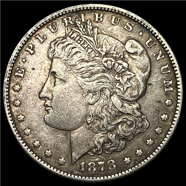 1878 Silver Morgan Dollar CLOSELY UNCIRCULATED