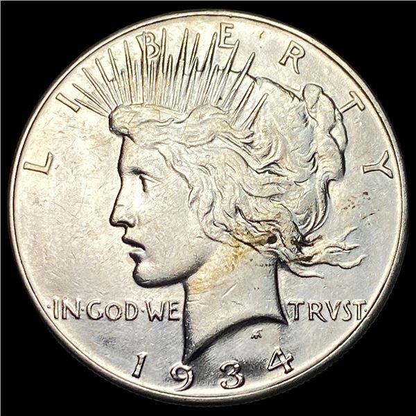 1934 Peace Silver Dollar CLOSELY UNCIRCULATED