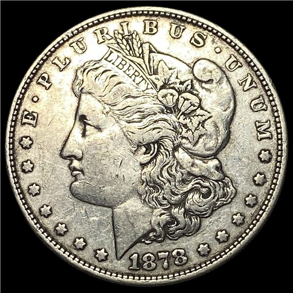 1878 Silver Morgan Dollar NEARLY UNCIRCULATED
