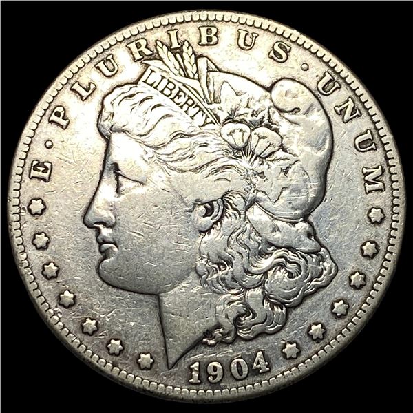 1904-S Silver Morgan Dollar LIGHTLY CIRCULATED