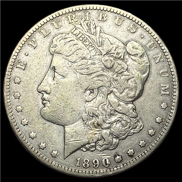 1890-CC Silver Morgan Dollar LIGHTLY CIRCULATED