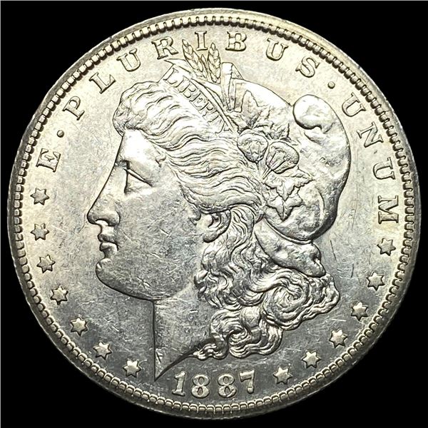 1887-S Silver Morgan Dollar CHOICE AU
