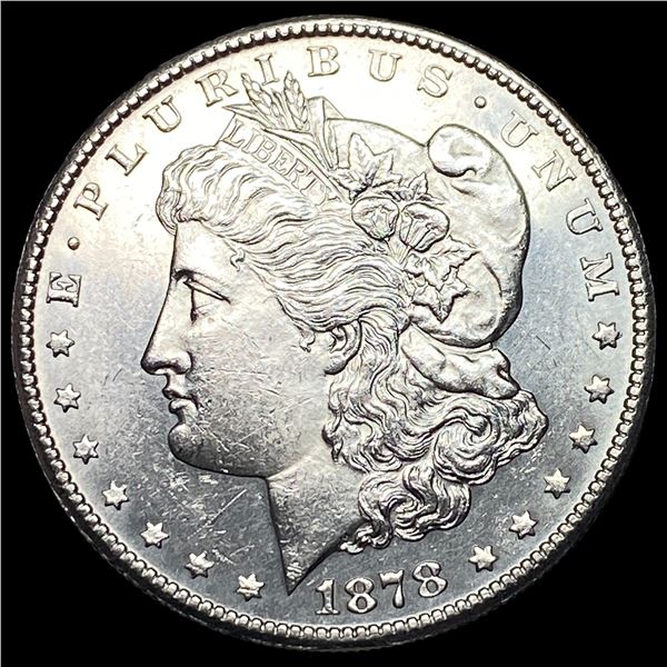1878 Silver Morgan Dollar CLOSELY UNCIRCULATED