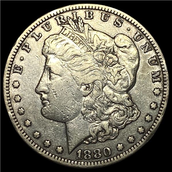 1880-CC Silver Morgan Dollar NEARLY UNCIRCULATED