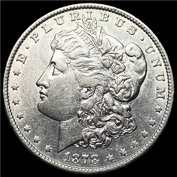 1878 Silver Morgan Dollar NEARLY UNCIRCULATED