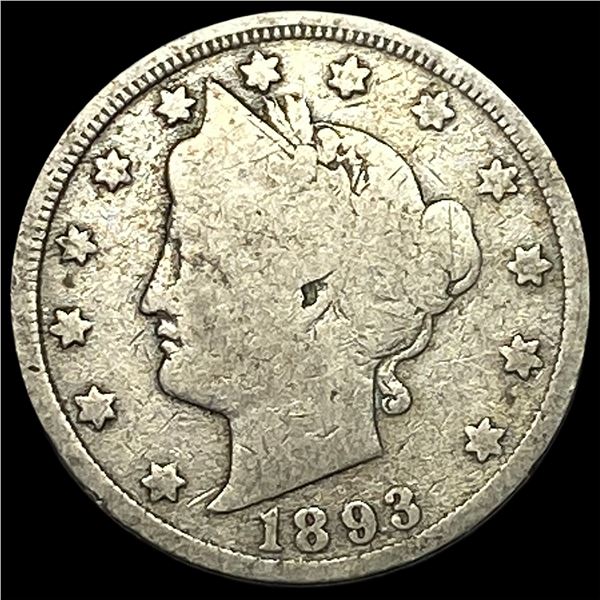 1893 Liberty Head Nickel NICELY CIRCULATED
