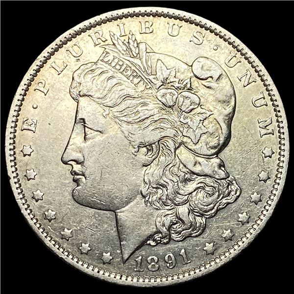 1891-O Silver Morgan Dollar NEARLY UNCIRCULATED