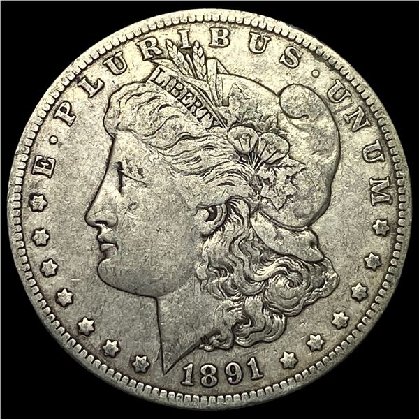 1891-O Silver Morgan Dollar NEARLY UNCIRCULATED