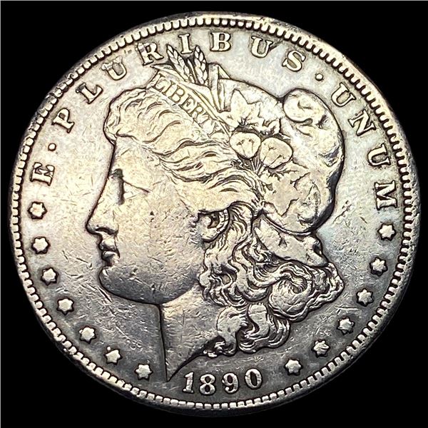 1890-CC Silver Morgan Dollar LIGHTLY CIRCULATED
