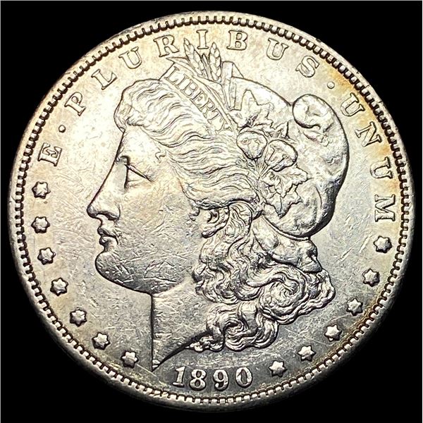 1890-S Silver Morgan Dollar CHOICE AU