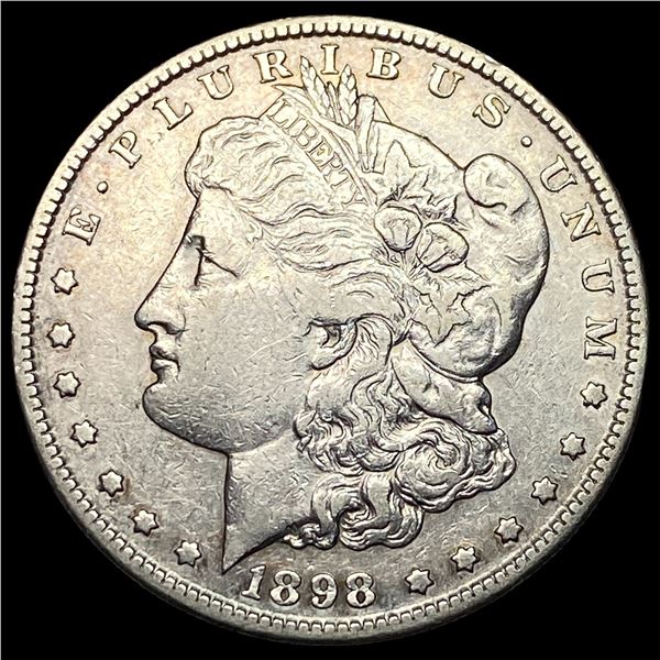 1898-S Silver Morgan Dollar NEARLY UNCIRCULATED