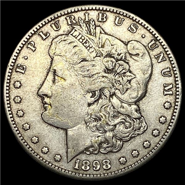 1898-S Silver Morgan Dollar NEARLY UNCIRCULATED
