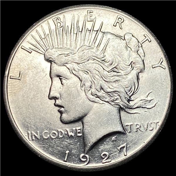1927 Silver Peace Dollar CHOICE AU