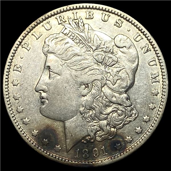 1891-O Silver Morgan Dollar NEARLY UNCIRCULATED