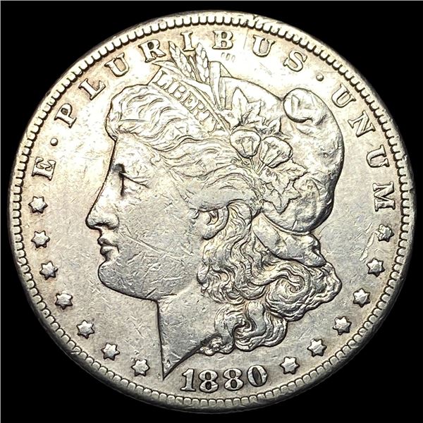 1880-CC Silver Morgan Dollar LIGHTLY CIRCULATED