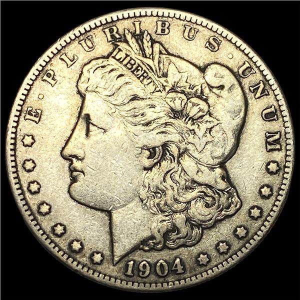 1904-S Silver Morgan Dollar NEARLY UNCIRCULATED