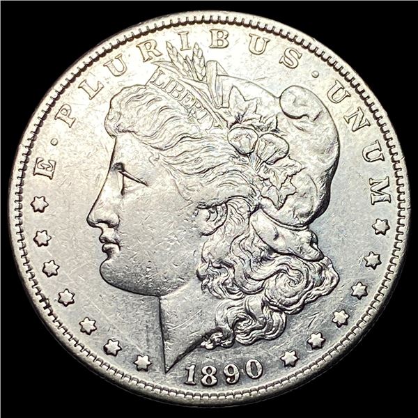 1890-S Silver Morgan Dollar NEARLY UNCIRCULATED