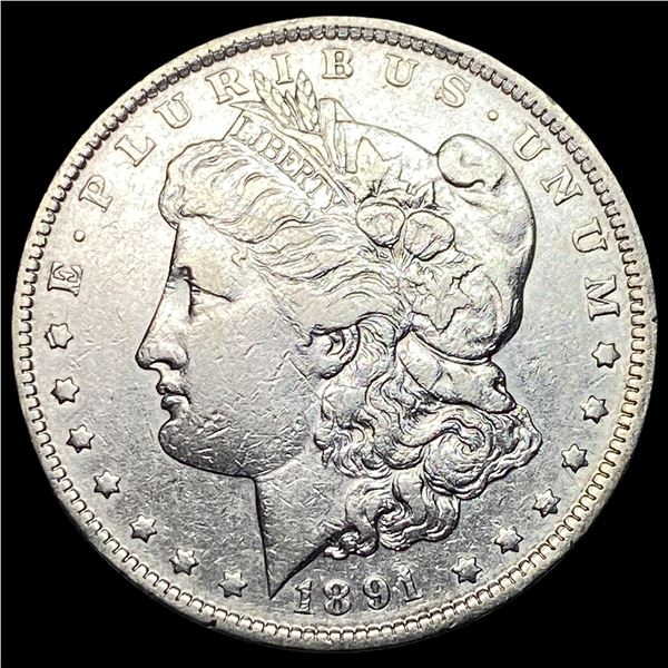1891-O Silver Morgan Dollar NEARLY UNCIRCULATED