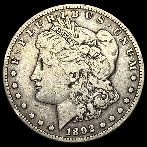 1892 Silver Morgan Dollar LIGHTLY CIRCULATED