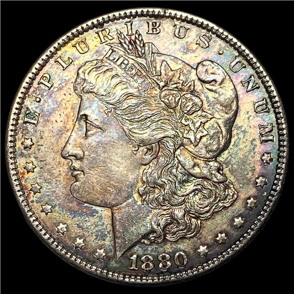 1880-S Silver Morgan Dollar CHOICE AU
