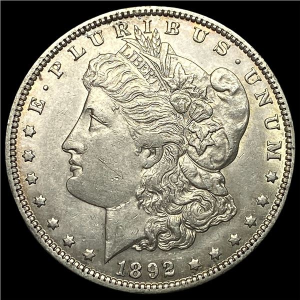 1892-CC Silver Morgan Dollar CLOSELY UNCIRCULATED