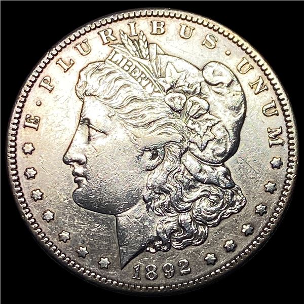 1892 Silver Morgan Dollar CLOSELY UNCIRCULATED