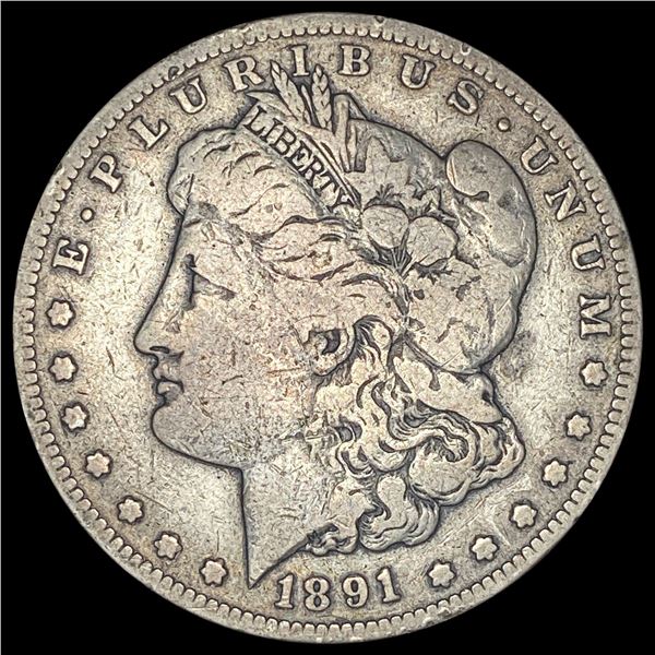 1891-CC Silver Morgan Dollar NICELY CIRCULATED