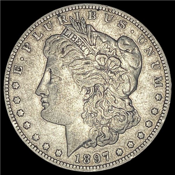 1897-O Silver Morgan Dollar NEARLY UNCIRCULATED