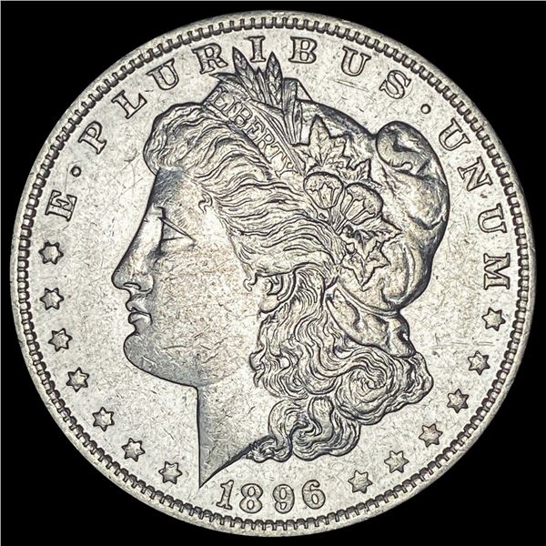 1896 Silver Morgan Dollar CLOSELY UNCIRCULATED