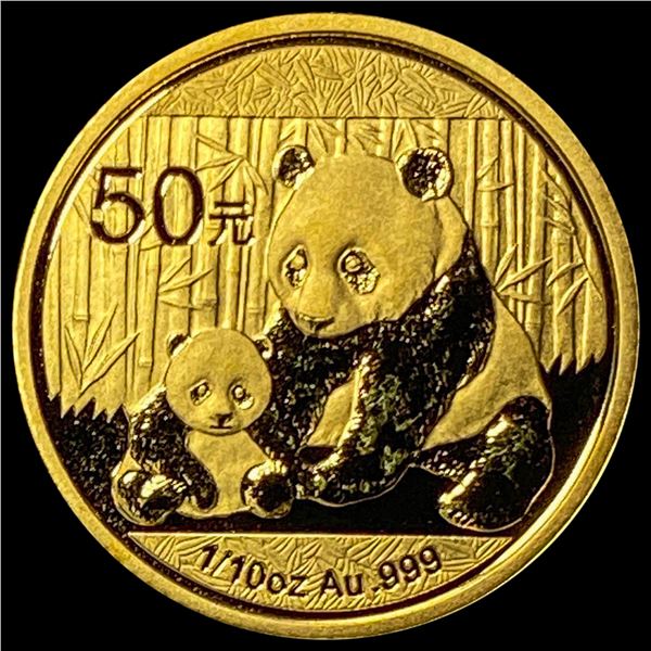 2012 1/10 oz Gold Panda 50 Yuan GEM PROOF