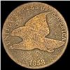 Image 1 : 1858 Copper-Nickel Flying Eagle Cent NICELY CIRCULATED