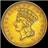 Image 1 : 1862 Gold $1 Indian Princess Head CLOSELY UNCIRCULATED