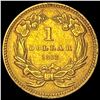 Image 2 : 1862 Gold $1 Indian Princess Head CLOSELY UNCIRCULATED