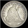 Image 1 : 1877-CC Silver Seated Liberty Quarter LIGHTLY CIRCULATED
