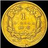 Image 2 : 1866 Gold $1 Indian Head Type 3 NEARLY UNCIRCULATED