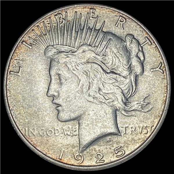 1925-S Silver Peace Dollar CLOSELY UNCIRCULATED
