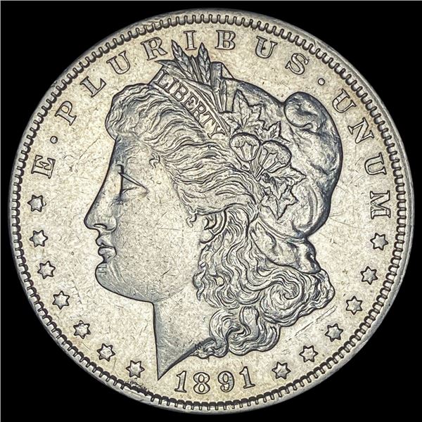 1891-CC Silver Morgan Dollar CLOSELY UNCIRCULATED