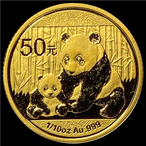 2012 1/10 oz Gold Panda 50 Yuan GEM PROOF
