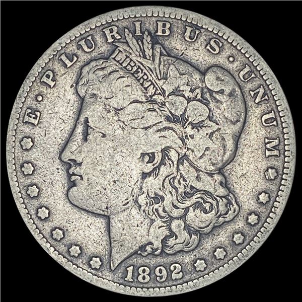 1892-CC Silver Morgan Dollar LIGHTLY CIRCULATED