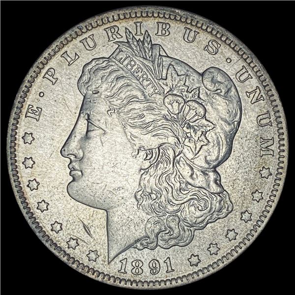 1891-CC Silver Morgan Dollar CLOSELY UNCIRCULATED