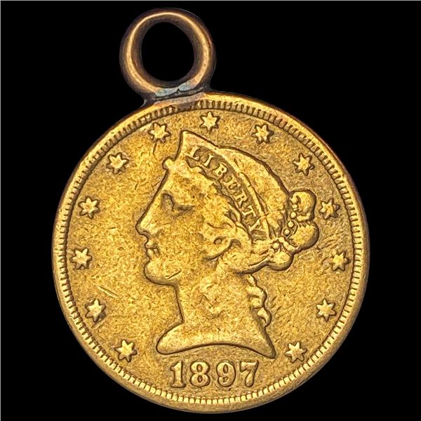 1897 Liberty Head Gold Half Eagle $5 HIGH GRADE