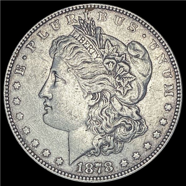1878 Silver Morgan Dollar CLOSELY UNCIRCULATED