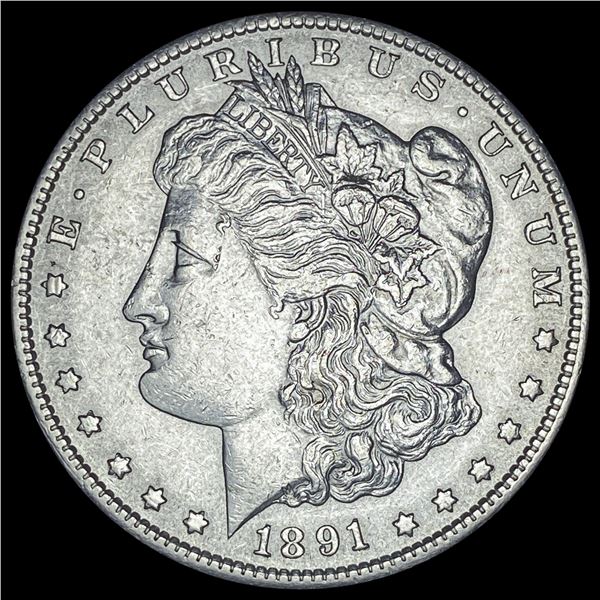 1891-S Silver Morgan Dollar CHOICE AU