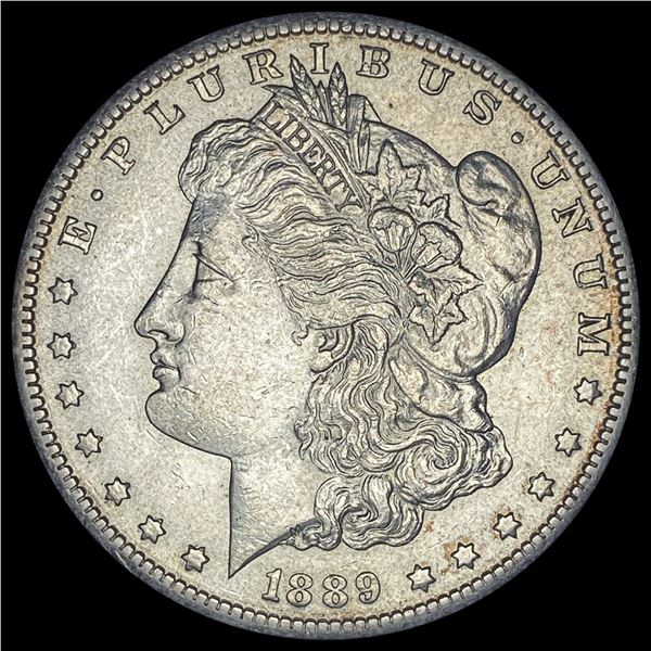 1889-S Silver Morgan Dollar CHOICE AU