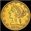 Image 1 : 1881 Liberty Head Half Eagle $5 Gold UNCIRCULATED