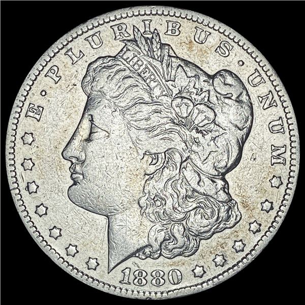1880-CC Silver Morgan Dollar NEARLY UNCIRCULATED